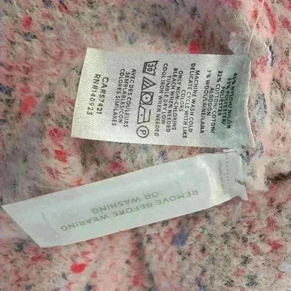 Ann Taylor Petites Pink Multicolor Sweater Size SP - Picture 9 of 12